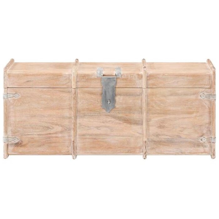 Vidaxl Coffre de rangement en bois d'acacia 90x40 cm - 35% de remise