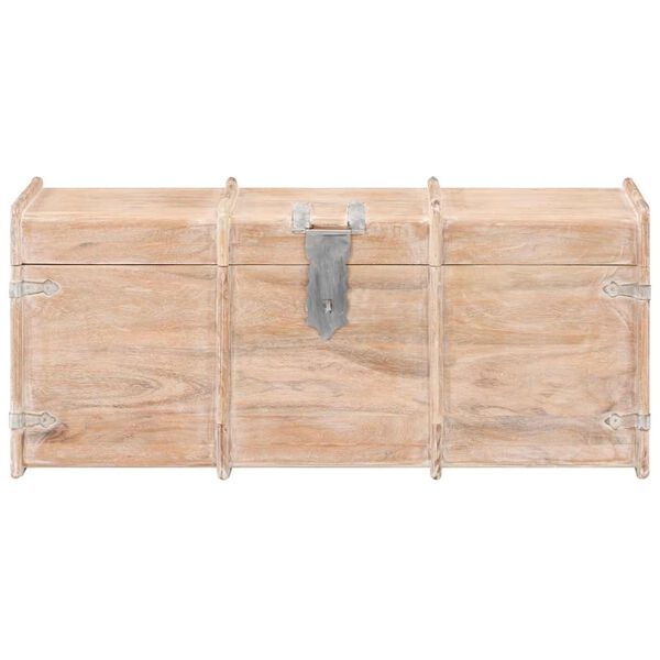 Vidaxl Coffre de rangement en bois d'acacia 90x40 cm - 35% de remise