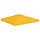 Toit de tonnelle 3x3 m polyester jaune - 32% de remise