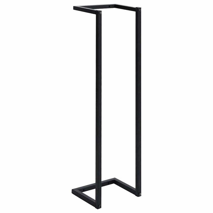 Vidaxl Porte-serviettes sur pied en fer noir - 33% de remise