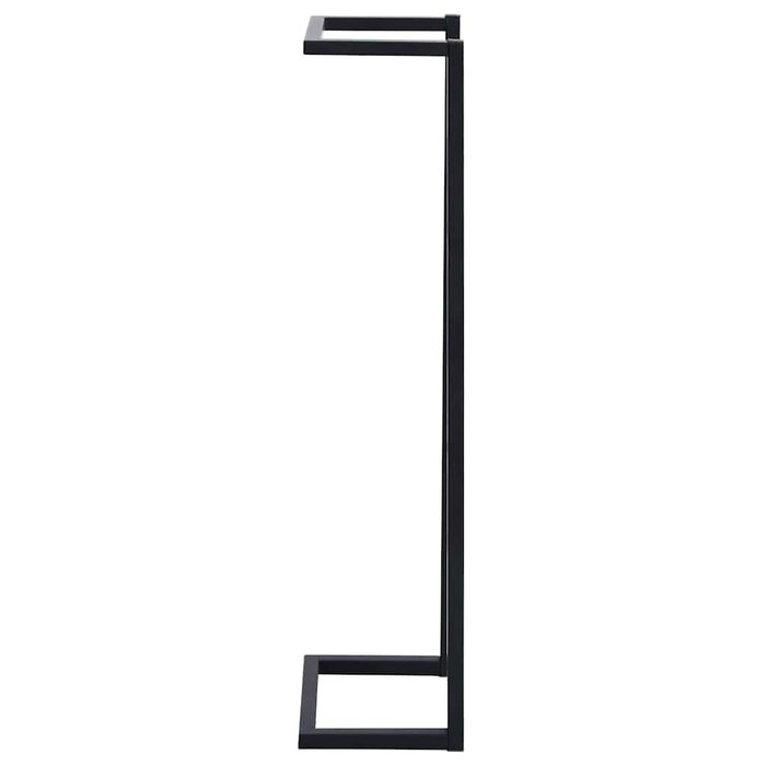 Vidaxl Porte-serviettes sur pied en fer noir - 33% de remise