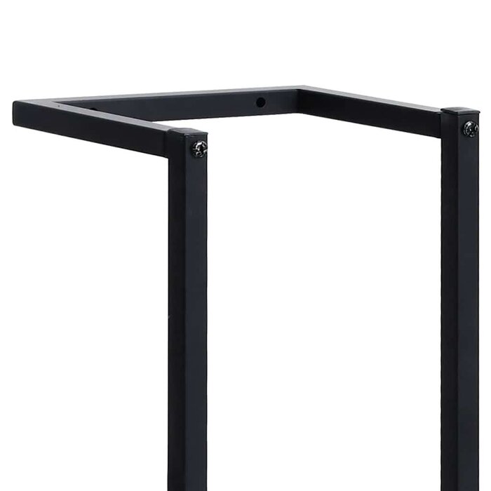 Vidaxl Porte-serviettes sur pied en fer noir - 33% de remise