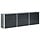 Bac à fleurs surélevé 240x40x77 cm anthracite - 34% de remise
