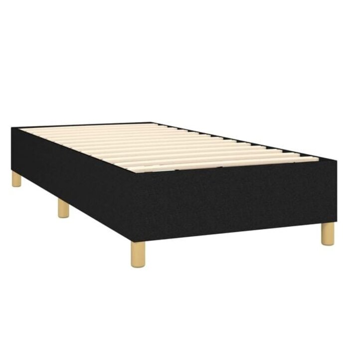 Vidaxl Sommier tapissier 80x200 cm noir - 34% de remise