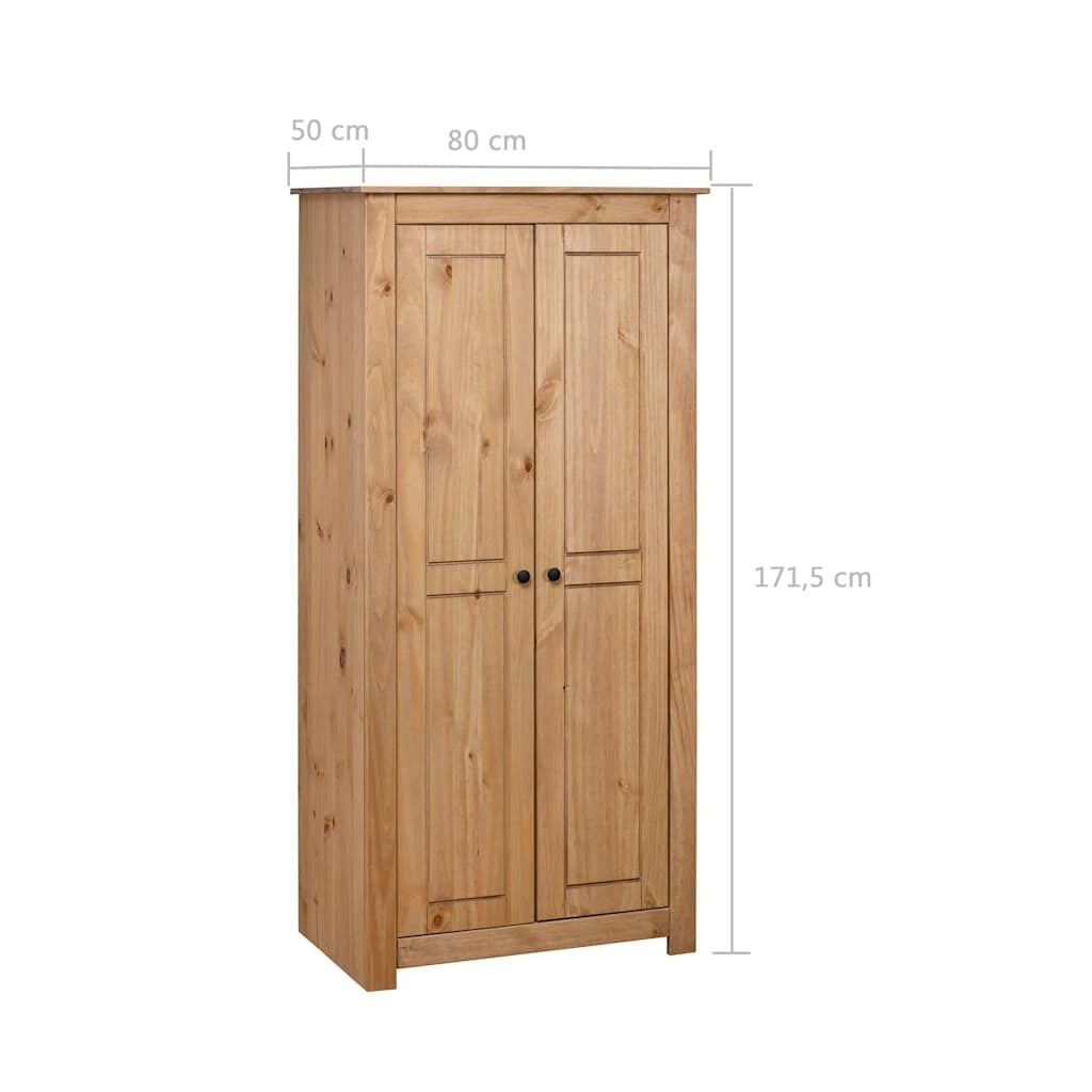 Vidaxl Armoire Panama en pin massif 80x50cm - 35% de remise