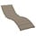 Coussin de bain de soleil 200x70x3 cm Taupe - 33% de remise