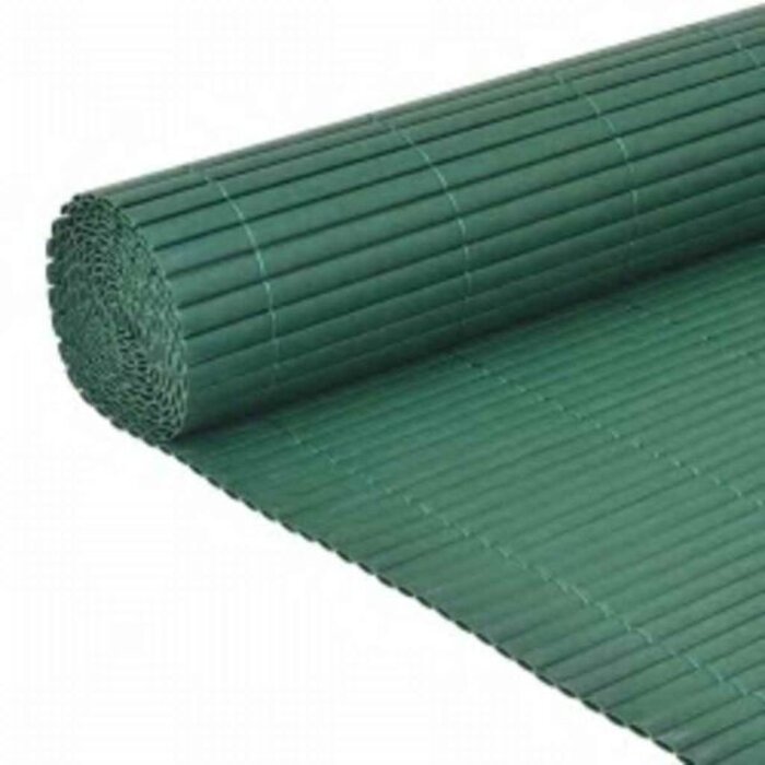 Vidaxl Clôture de jardin PVC vert 110x500 cm - 33% de remise