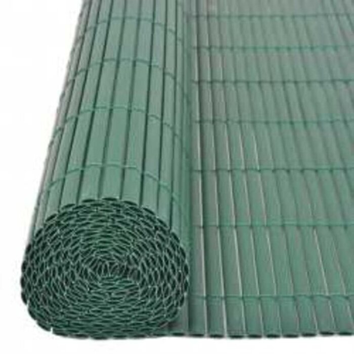 Vidaxl Clôture de jardin PVC vert 110x500 cm - 33% de remise