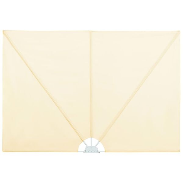 Vidaxl Pare-soleil pliable pour terrasse 240x160 cm crème - 34% de remise