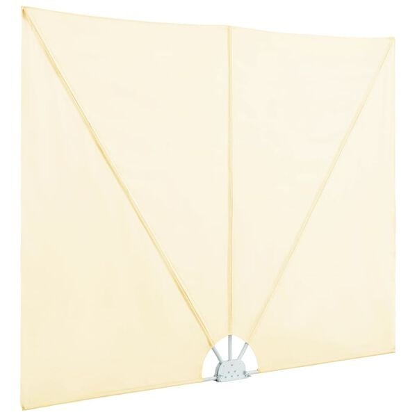 Vidaxl Pare-soleil pliable pour terrasse 240x160 cm crème - 34% de remise