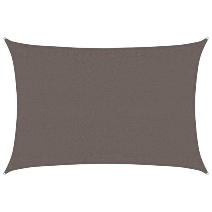 Vidaxl Voile d'ombrage rectangulaire 3,5x4,5m Anthracite - 33% de remise
