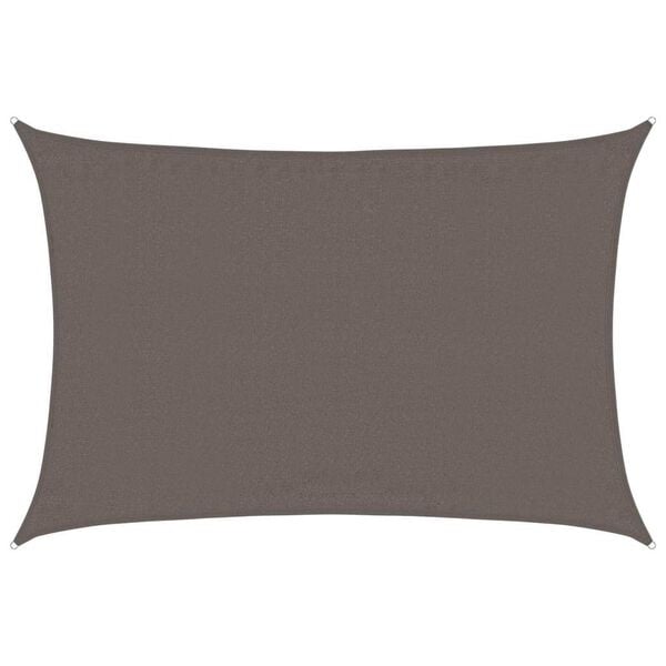 Vidaxl Voile d'ombrage rectangulaire 3,5x4,5m Anthracite - 33% de remise