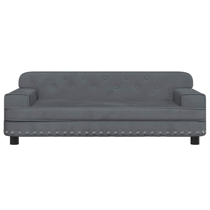 Vidaxl Panier pour chien en velours gris foncé 90x53x30 cm - 34% de remise
