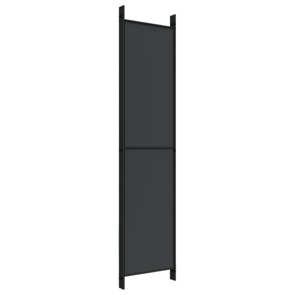 Vidaxl Paravent 5 panneaux noir 250x220 cm - 33% de remise