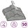 Lot de 50 cintres antidérapants en velours gris - 32% de remise