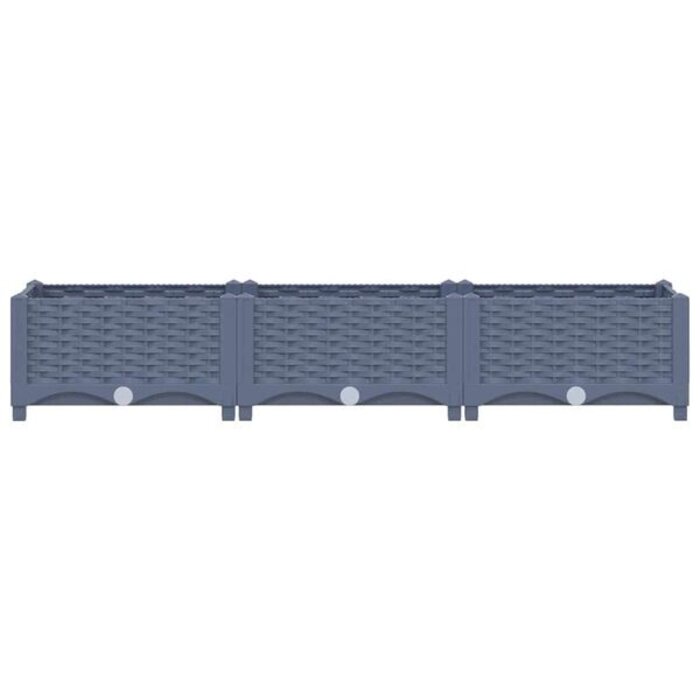 Vidaxl Jardinière surélevée 120x40x23 cm Bleu gris - 33% de remise