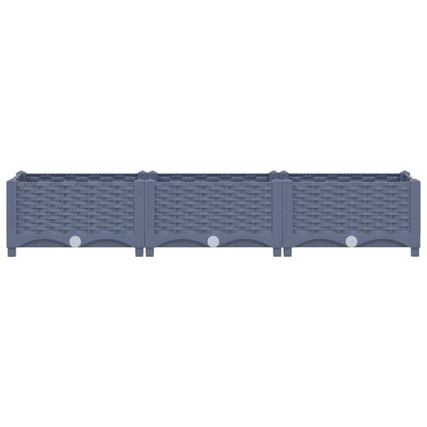 Vidaxl Jardinière surélevée 120x40x23 cm Bleu gris - 33% de remise