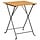 Table de bistrot pliante acacia et acier - 55x54x71 cm - 34% de remise
