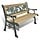Banc de jardin pour enfants en bois et métal bronze - 33% de remise