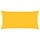Voile d'ombrage rectangulaire 3x6m Jaune - 33% de remise