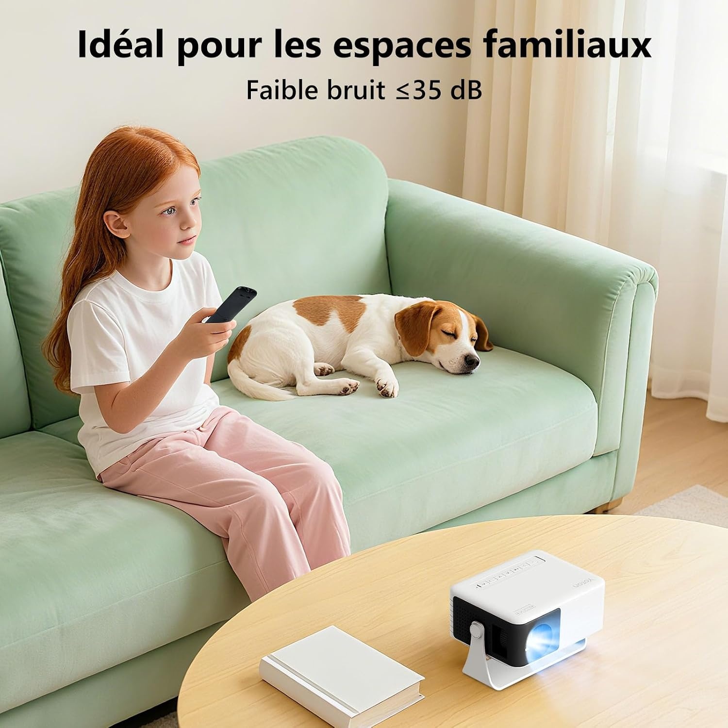 Yoton Mini Projecteur Portable Full HD - 33% de remise - Noir