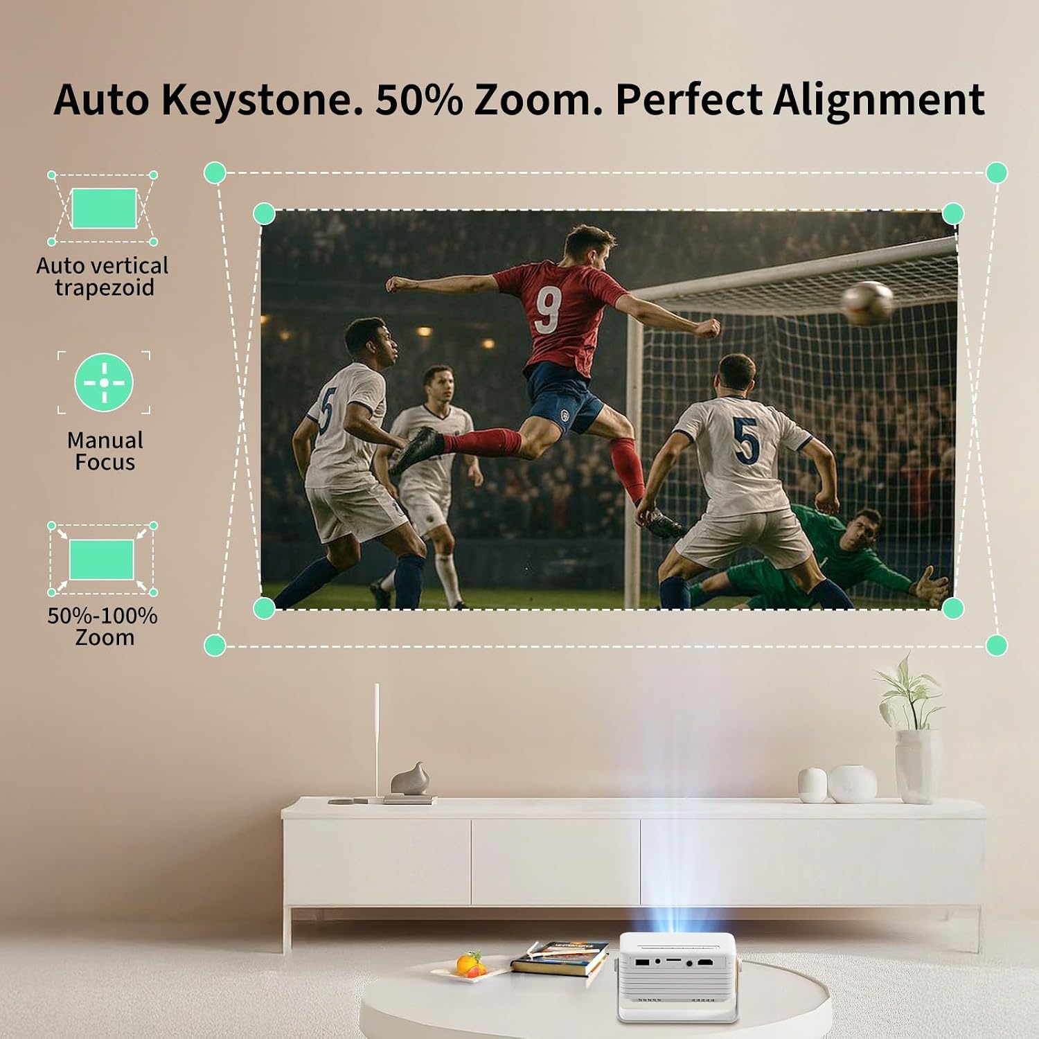 Yoton Mini Projecteur Portable Full HD - 33% de remise - Noir
