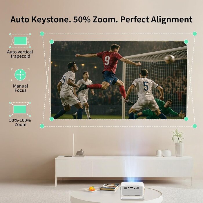 Yoton Mini projecteur LED portable 720P - 33% de remise
