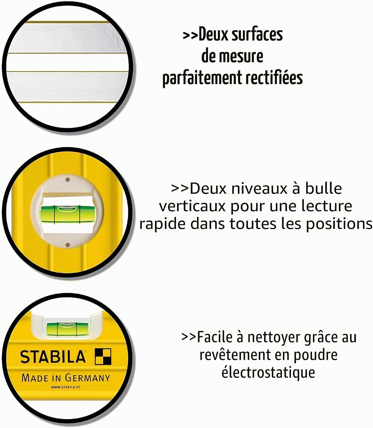 Niveau à bulle 60 cm avec éclairage LED - 34% de remise