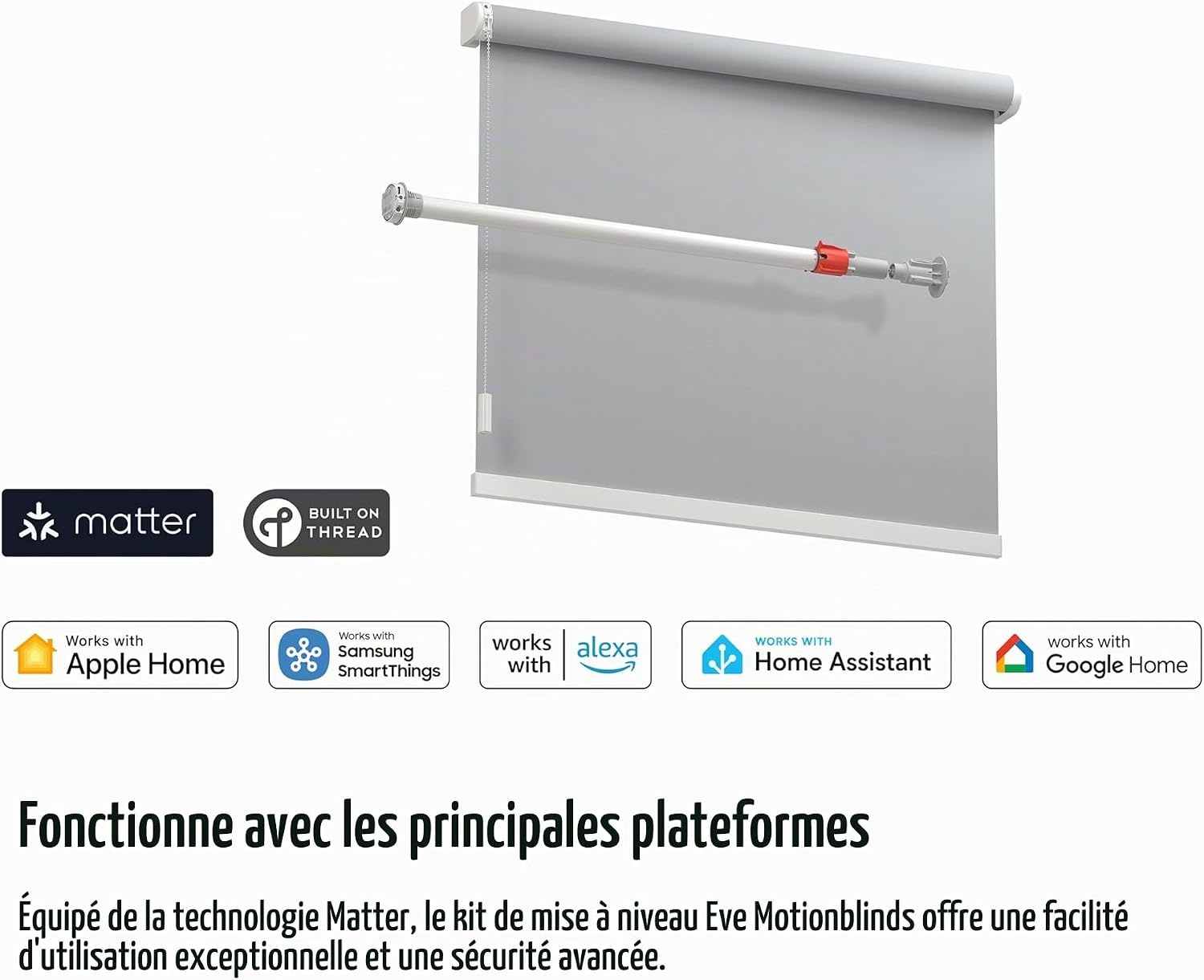 Moteur intelligent pour stores enrouleurs 38-51mm - Matter - 35% de remise