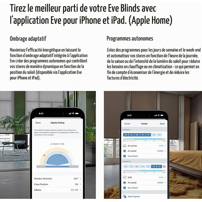 Moteur intelligent pour stores enrouleurs 38-51mm - Matter - 35% de remise