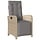Fauteuil de jardin inclinable beige - 35% de remise