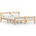Cadre de lit en pin massif 140x200 cm - 34% de remise