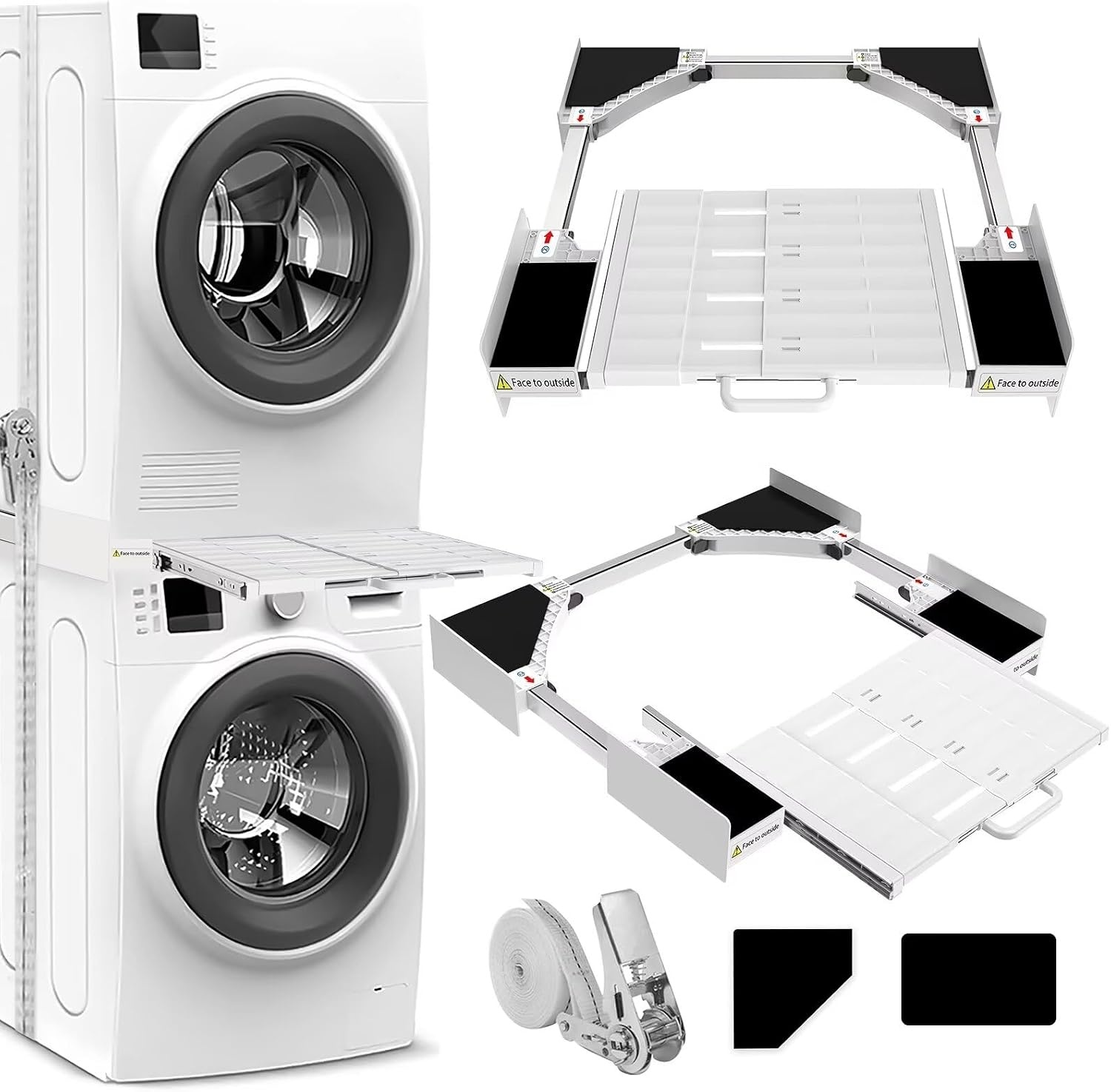 Kit de superposition universel pour lave-linge - 33% de remise