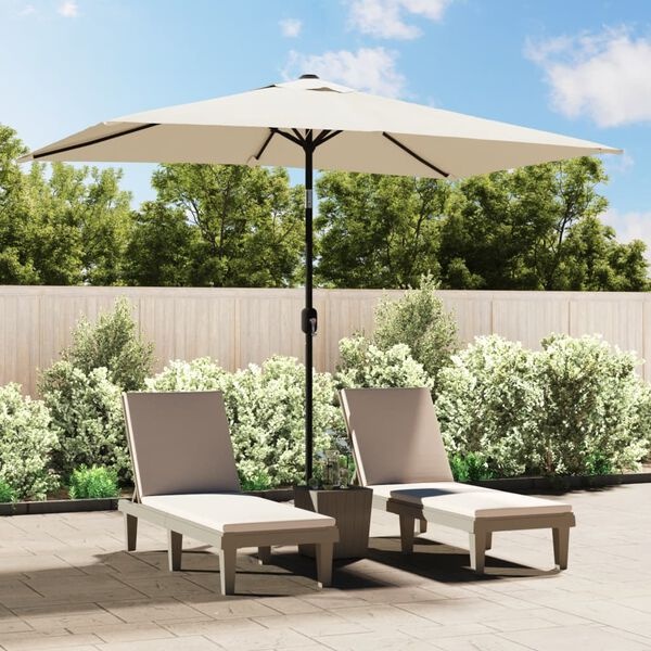 Vidaxl Parasol rectangulaire 200x300 cm sable - 34% de remise