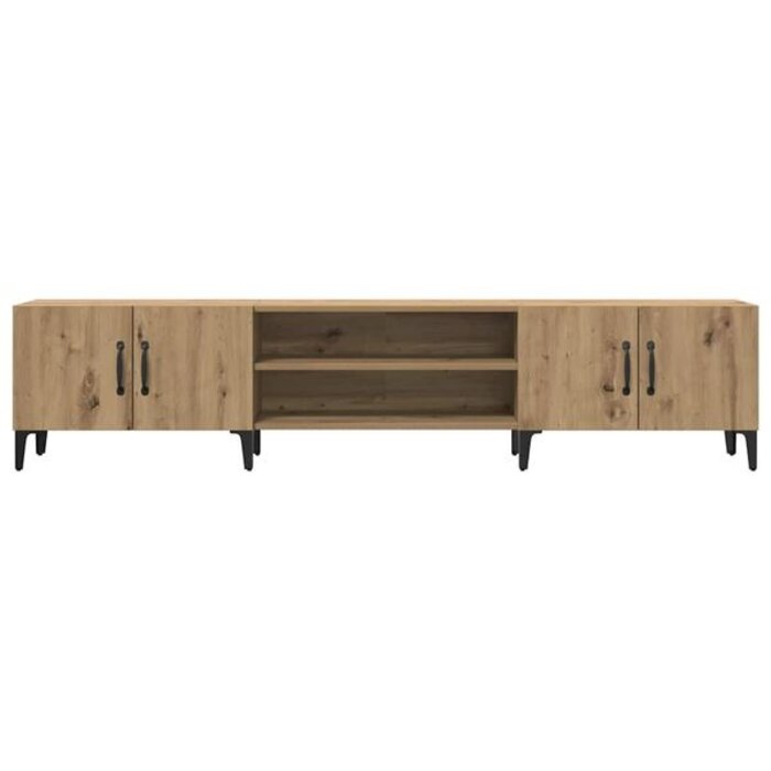 Vidaxl Meuble TV 180 cm chêne artisanal - 35% de remise