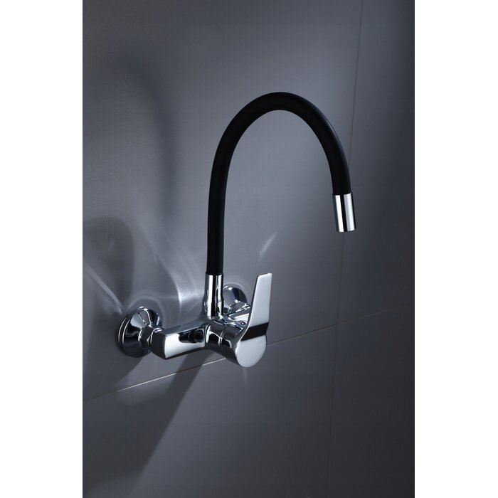 Viking Choice Mitigeur de cuisine mural flexible en laiton noir 52cm - 33% de remise
