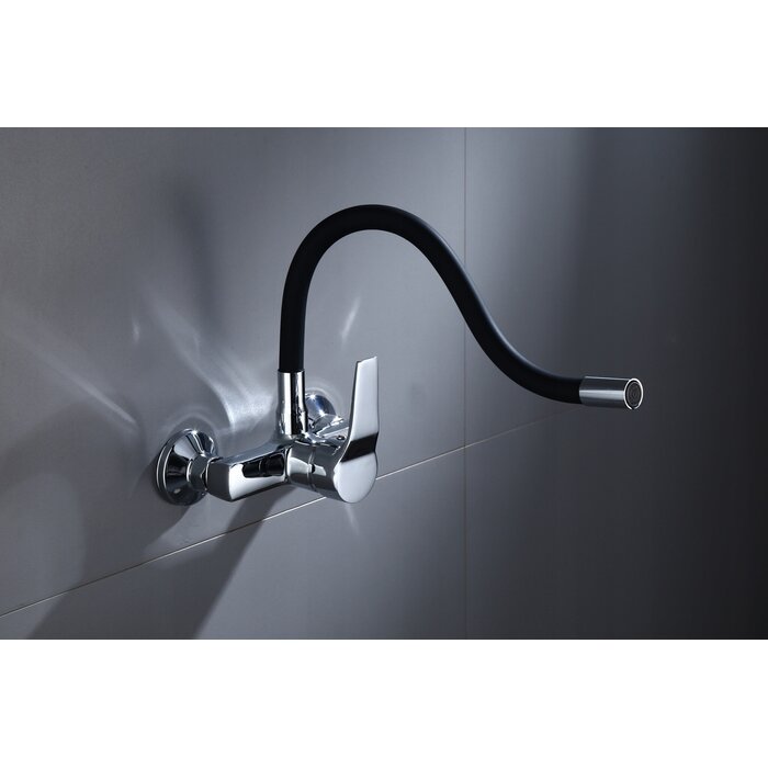 Viking Choice Mitigeur de cuisine mural flexible en laiton noir 52cm - 33% de remise