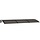 Marquise de porte 300x100 cm polycarbonate noir - 35% de remise