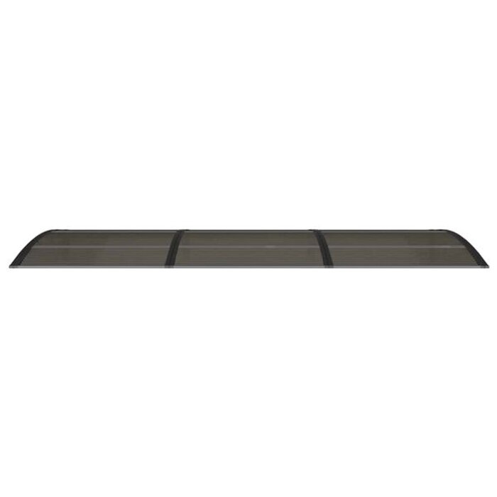 Vidaxl Marquise de porte 300x100 cm polycarbonate noir - 35% de remise