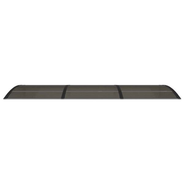 Vidaxl Marquise de porte 300x100 cm polycarbonate noir - 35% de remise