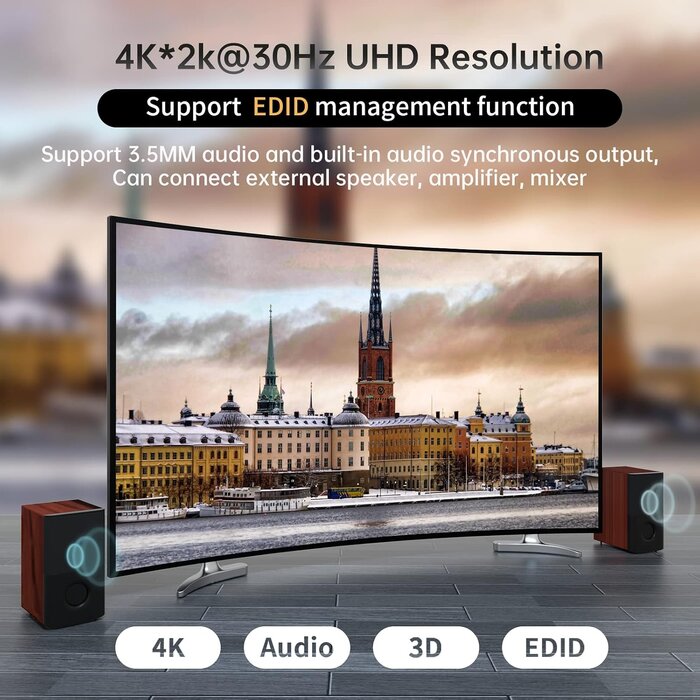 Matrice HDMI 16x16 4K 30Hz - Contrôle total - 35% de remise