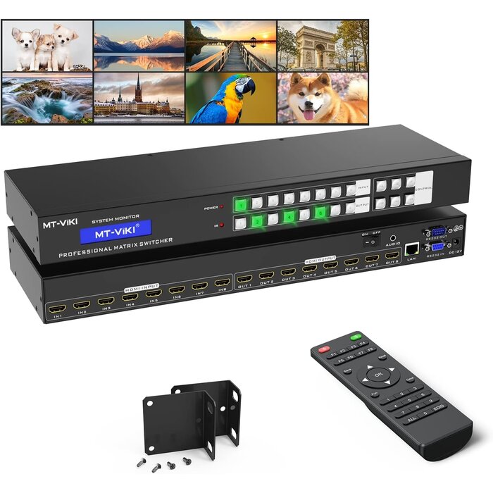 Matrice HDMI 16x16 4K 30Hz - Contrôle total - 35% de remise