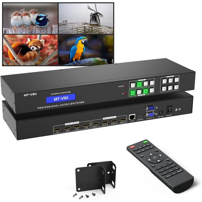 Matrice HDMI 16x16 4K 30Hz - Contrôle total - 35% de remise