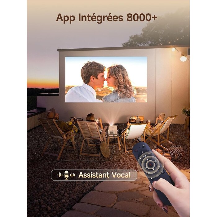 Magcubic Projecteur Vidéo Android 14 1080P - Rotation 180° - 35% de remise