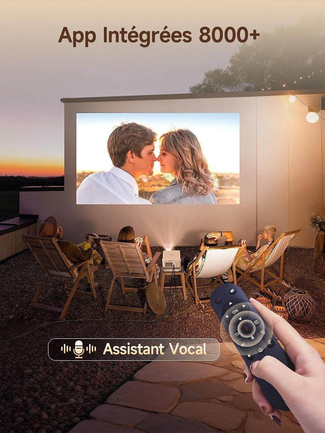 Magcubic Projecteur Vidéo Android 14 1080P - Rotation 180° - 35% de remise