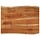 Plateau en bois d'acacia massif 90x60cm - Bord naturel - 34% de remise