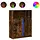 Buffet LED chêne fumé 77x34x100 cm - 34% de remise