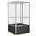 Grande Volière en Acier Anthracite 111x107x211,5 cm - 35% de remise