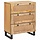 Buffet en bois de manguier massif - 3 tiroirs - 35% de remise