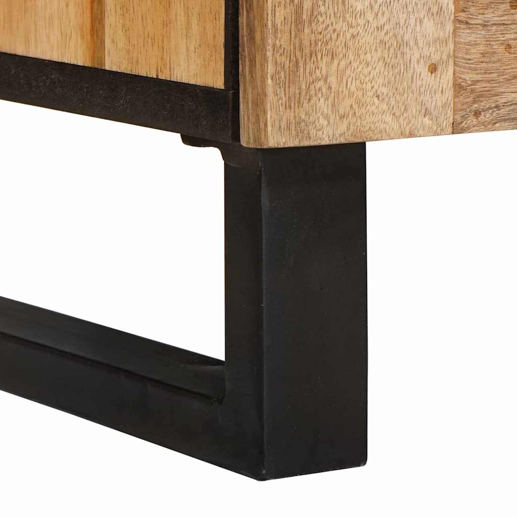 Buffet en bois de manguier massif - 3 tiroirs - 35% de remise